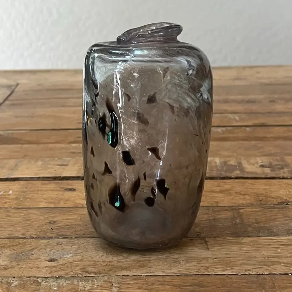 Art Glass Hand Blown Vase 5.5